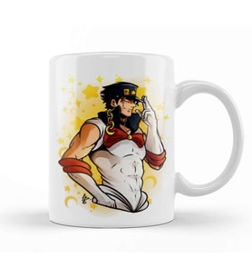Jojo Bizarre Adventure Jotaro The Star Kupa Bardak Porselen