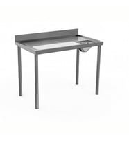 Electrolux Professional Et Ve Balık Hazırlık/yıkama Tezgahı, Delikli Ve Çıkarılabilir, Bıçak Tutacağı, Polietilen Kesme Tahtası, Drenaj, Sıyırma Hunisi, Sırtlı, 1200mm TLC1210PN
