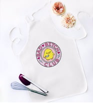 BK Gift Bad Bitch Club Tasarımlı Beyaz Mutfak Önlüğü - Model 1