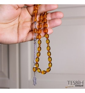Beyzi Kesim Model  Zar Kehribar Tesbih