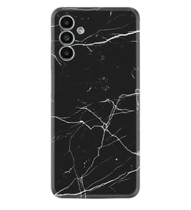Samsung A23 A31 A32 A50 A51 A52 A53 A70 Kılıf Desenli Silikon Siyah Mermer 1299