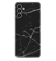 Samsung A23 A31 A32 A50 A51 A52 A53 A70 Kılıf Desenli Silikon Siyah Mermer 1299