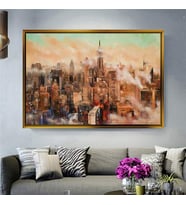 Altın Çerçeveli dekoratif tablo a238 (Gold)