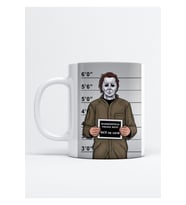Halloween Michael Myers Baskılı Porselen Kupa Bardak