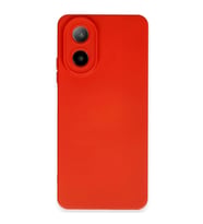 Oppo A38 Kılıf Nano içi Kadife Silikon - Kırmızı