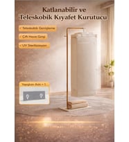 Avenir Katlanabilir Portatif Çamaşır Kurutma Makinesi Zaman Kazandıran Akıllı Çözüm! Yer Kaplamaz