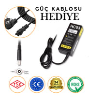 Hp ProBook 5310m ile Uyumlu Notebook Adaptör Şarj Cihazı (Siyah)