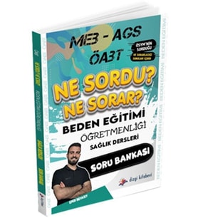 MEB AGS ÖABT Beden Eğitimi Öğretmenliği Ne Sordu Ne Sorar Sağlık Dersleri Soru Bankası Dizgi Kitap