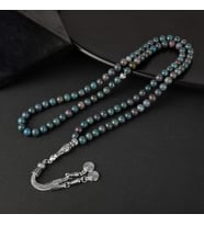 Ruby Kiyanit Doğal Taş Tesbih 99luk - 6mm (Çok Renkli)