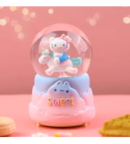 Hello Kitty İçi Dönmeli Püskürtmeli Işıklı Müzikli Kar Küresi Büyük Boy