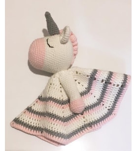 Unicorn Uyku Arkadaşım Amigurumi Organik Oyuncak