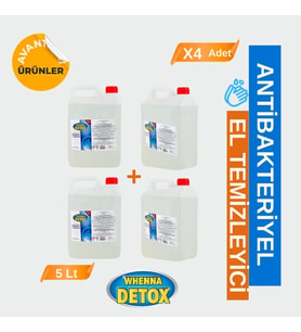 Antibakteriyel El Temizleyici 5 Lt . 4 Adet