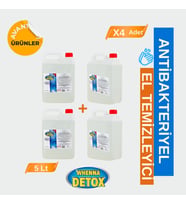 Antibakteriyel El Temizleyici 5 Lt . 4 Adet