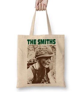 The Smiths Meat İs Murder Bez Çanta Uzun Saplı