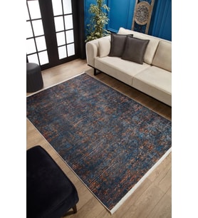 Dijital Kaymaz Yıkanabilir Antrasit Modern Salon Halısı Mutfak Halısı Koridor Halısı Yolluk HLN1882