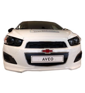 Chevrolet Aveo HB - Sedan Uyumlu 2012 Sonrası Ön Tampon Ek (Plastik)