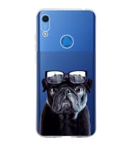 PrintiFy Huawei Y6s ile Uyumlu 1mm Slim Fit Köpek 3 050f Baskılı Şeffaf  Kılıf