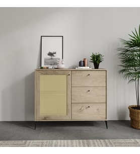 Rosepal Mobilya Diamond 3 Çekmece 1 Kapaklı 120cm Konsol