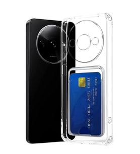 Newface Xiaomi Redmi A3 4G Kılıf Kart Şeffaf Silikon - Şeffaf