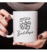 Balıkesir Temalı Kupa Bardak