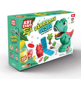 Dinozoru Besle Oyun Hamur Set 280 gr 8149 (Karışık)