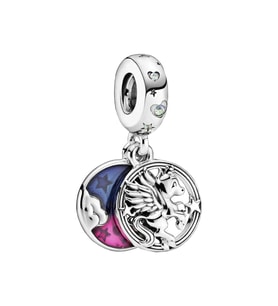 Nur Silver Unicorn ve Aurora Gümüş Charm NUR-BL00096