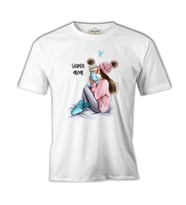 Super Mom Anneler Günü Beyaz Unisex Tshirt