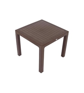 Mandella 90x90 Elit Rattan Masa KAHVERENGİ