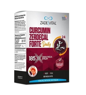 Zade Vital Curcumin Zerdeçal Forte Daily 60 Yumuşak Kapsül