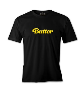 BTS - Butter Siyah Erkek Tshirt