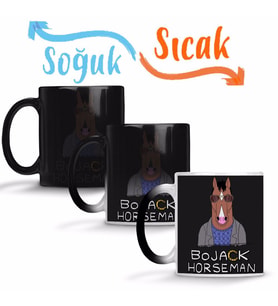 Bojack Horseman 03 Sihirli Kupa Bardak Porselen
