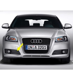 Audi A3 2009-2012 Ön Tampon Sağ Sis Farı Kapağı 8P0807682E