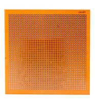 Ayt Plaket Bakır Delikli 12x12 Cm Pertinaks 120x120mm