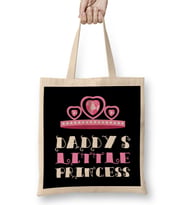 Daddy's Little Princess Pink Hearts Bez Çanta Uzun Saplı