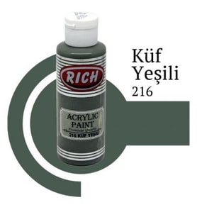 Rich Master Akrilik Boya 120 cc. 216 Küf Yeşili 
