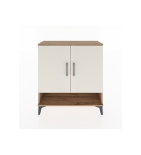 Arges Şifonyer 3 Raflı 2 Kapaklı 88x30x96 Çam-Aytaşı