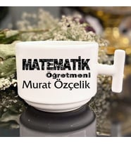 Matematik Öğretmenlerine Özel T Kulplu Nescafe Fincanı