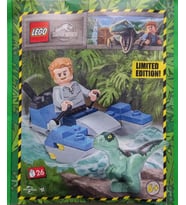 LEGO Jurassic World 122331 Owen with Swamp Speeder and Raptor