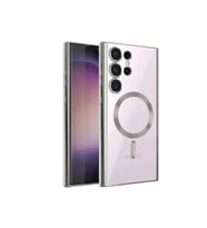 Durukar® Samsung Galaxy S23 Ultra Kılıf Kross Magneticsafe Kapak - Gümüş