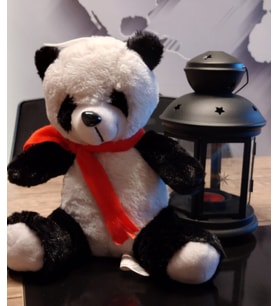 Halley Oyuncak Sevimli Peluş Mavi Köpek 18cm (Siyah)