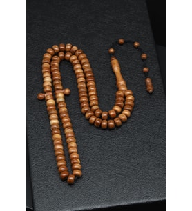 Kuka Ağacı 99’lu Tesbih – 5 × 7 mm Rondel Kesim