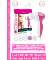 #MasajSeti Güzellik Bakım Siyah Nokta Temizleme Aleti Kırışıklık Karşıtı Masaj Peeling Fırça Seti
