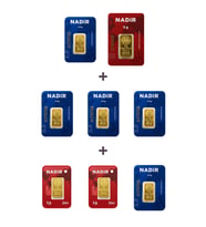 Nadir Gold 24 Ayar 19,5 Gram Altın (1 Ad 5 Gram Altın + 5 Ad 2,5 Gram Altın + 2 Ad 1 Gram Altın )