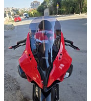 MOTOCAM QJ SRK 300 R Ön Cam 2023-2026 Model 42cm Füme Renkli 4mm