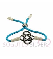 Söğütlü Silver kazaziye ayarlamalı bileklik