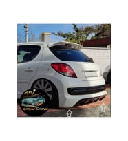 PEUGEOT 207 R ARKA TAMPON EKİ FİBERGLASS BOYASIZ