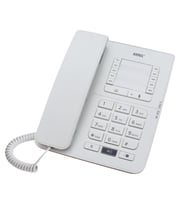 Karel TM142 Krem Analog Telefon Hafızalı Masaüstü Kablolu Ofis Tipi Sabit Telefon Ekransız Santral Uyumlu Hızlı Arama Tuşlu