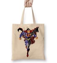 Superman Typography Bez Çanta Uzun Saplı