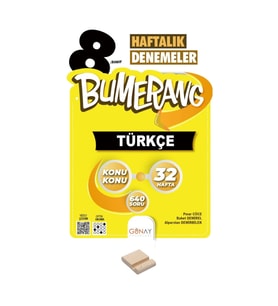 LGS 8. Sınıf Bumerang 32 Haftalık Türkçe Denemeleri ve Telefon Standı
