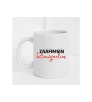 Duvar Yazılı Baskılı Kupa